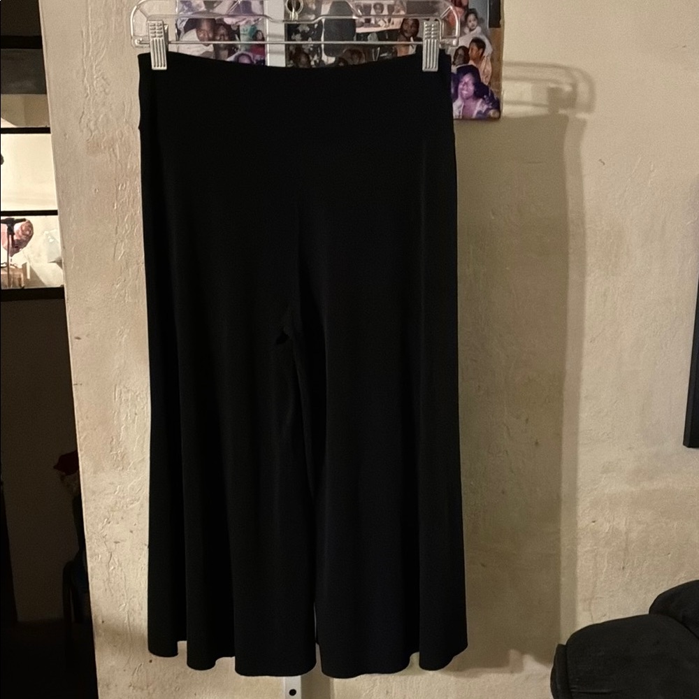 💥Sophisticated Black Wide-Leg Trousers